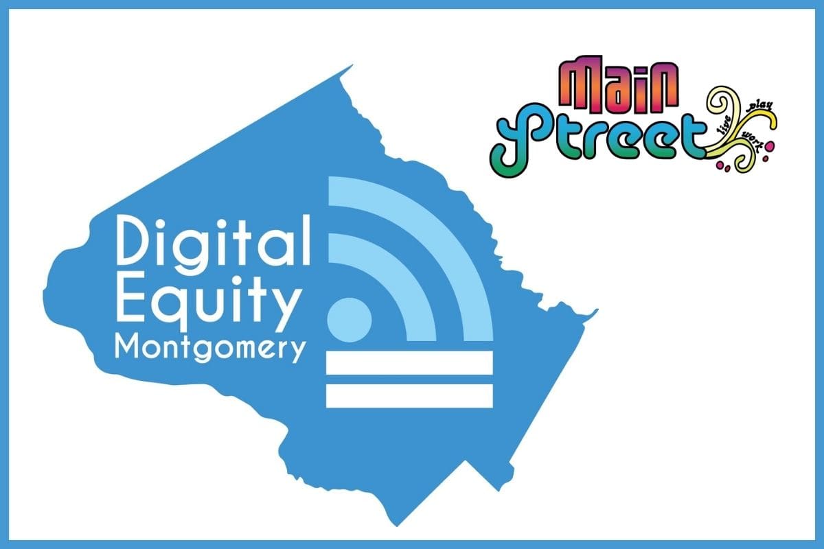 Montgomery County Digital Equity and Main Street Logos
