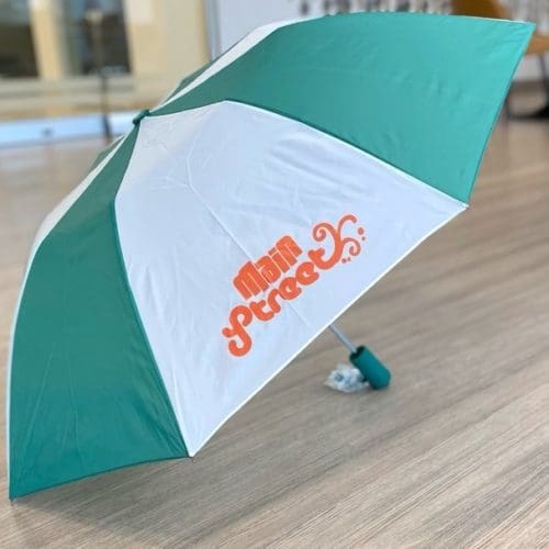 Green Main Street umbrella