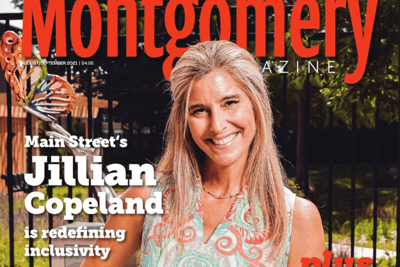 Jillian Copeland on cover of Montgomery Magazine