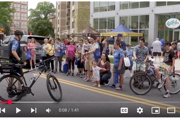 Rockville Channel 11 Video about Neighborhood Safety Day at Main Street