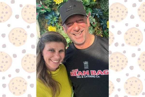 Main Street Executive Director Tara Owens and The Bean Bag Owner Mitch Wool