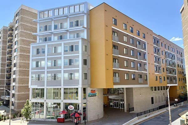 Main Street building with the Bean Bag
