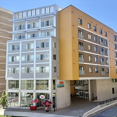 Main Street building with Bean Bag