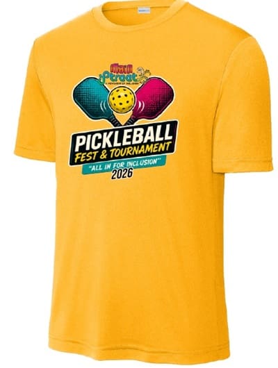 2026 Main Street pickleball t-shirt